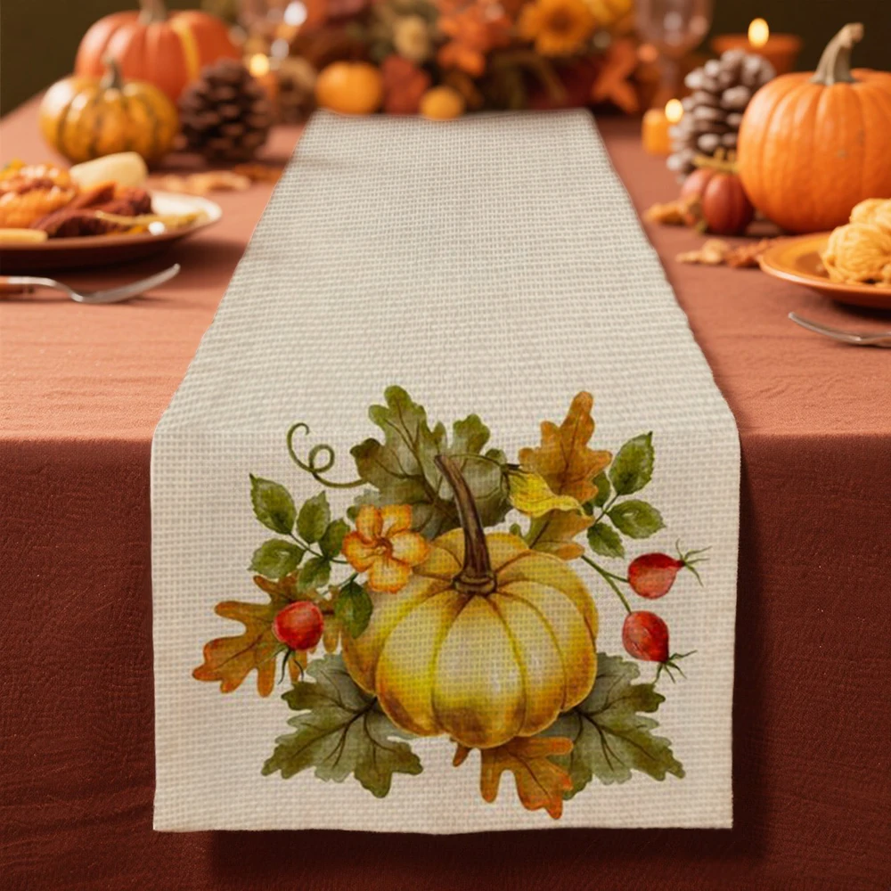Pumpkin pattern Table Runner for table decoration & accessories Thanksgiving Day tablecloth autumn decor
Pumpkin pattern Table Runner for table decoration & accessories Thanksgiving Day tablecloth autumn decor