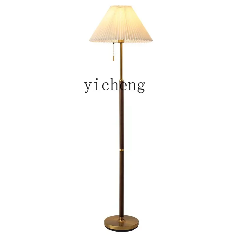 XL Floor Lamp Sofa Side Pleated Vertical Walnut Color Study Bedside American Floor Lamp
XL Floor Lamp Sofa Side Pleated Vertical Walnut Color Study Bedside American Floor Lamp