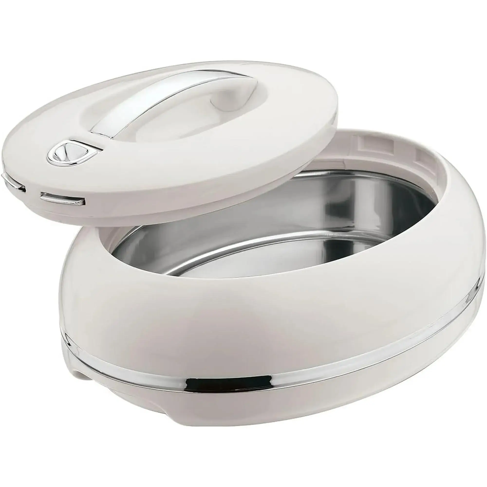 Pinnacle Elegant Large Oval Insulated Casserole Carrier Dish- One Hand Open Lid- 3.15 qt. Luxury Hot Pot Food Warmer/Cooler -Thermal Serving Bowl For Buffet/Parties-Stainless Steel Hot Food Container -Dark
Pinnacle Elegant Large Oval Insulated Casserole Carrier Dish- One Hand Open Lid- 3.15 qt. Luxury Hot Pot Food Warmer/Cooler -Thermal Serving Bowl For Buffet/Parties-Stainless Steel Hot Food Container -Dark