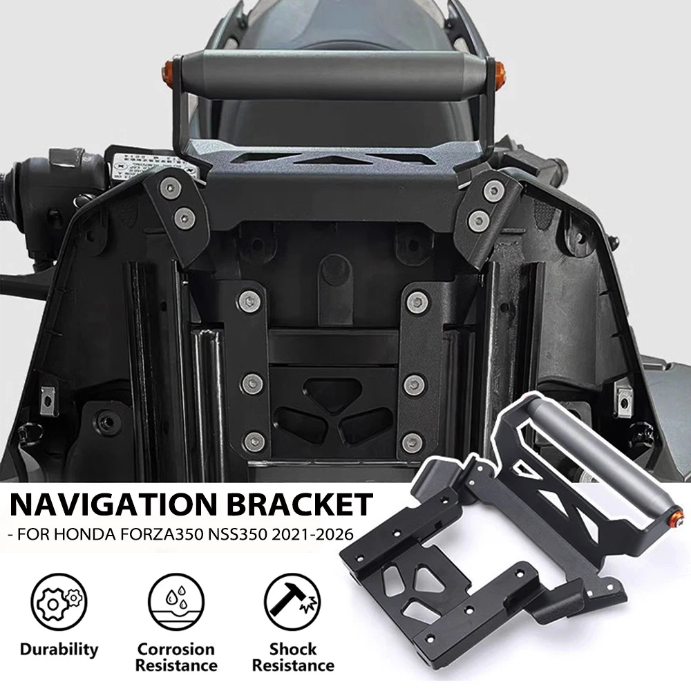 For Honda Forza350 Forza 350 NSS350 NSS 350 2021-2026 Motorcycle Navigation Bracket GPS Phone Mount Adapt Holder CarbonSteel
For Honda Forza350 Forza 350 NSS350 NSS 350 2021-2026 Motorcycle Navigation Bracket GPS Phone Mount Adapt Holder CarbonSteel