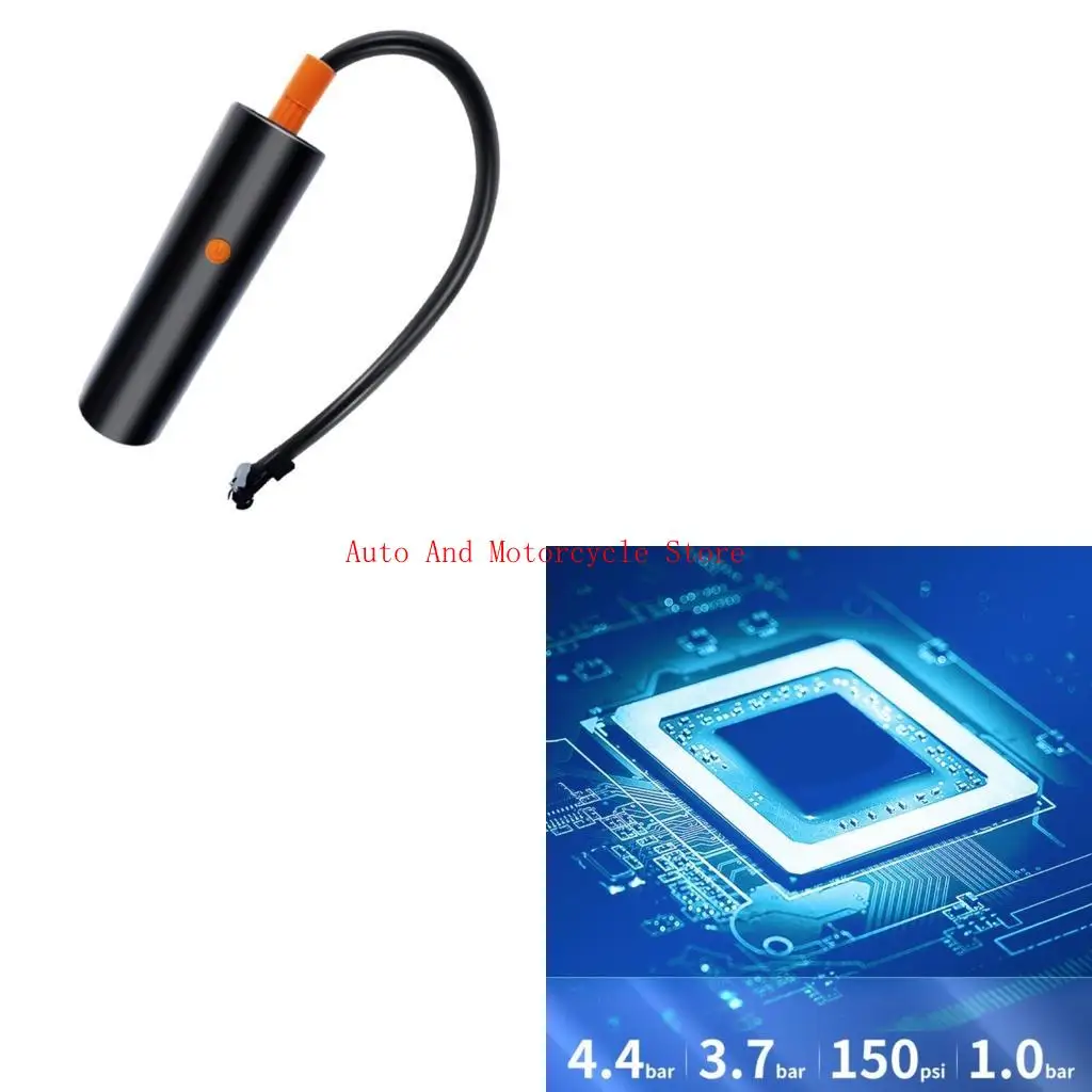 Portable Air Compressor 12V Car Tire Inflator with Pressure Meter Gauge for Motorcycle Electric Bike
Portable Air Compressor 12V Car Tire Inflator with Pressure Meter Gauge for Motorcycle Electric Bike