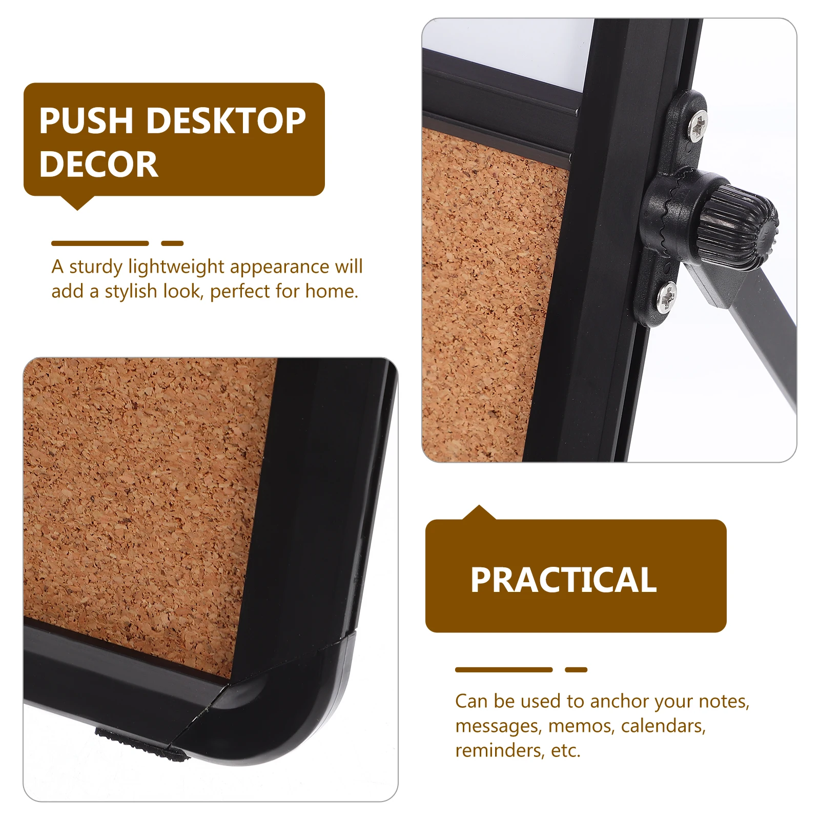 1pc Tabletop Message Decorative Bulletin For Office Memo Reminder Notice Display Cork Board Accessories Wall Cork Board For Desk 
1pc Tabletop Message Decorative Bulletin For Office Memo Reminder Notice Display Cork Board Accessories Wall Cork Board For Desk