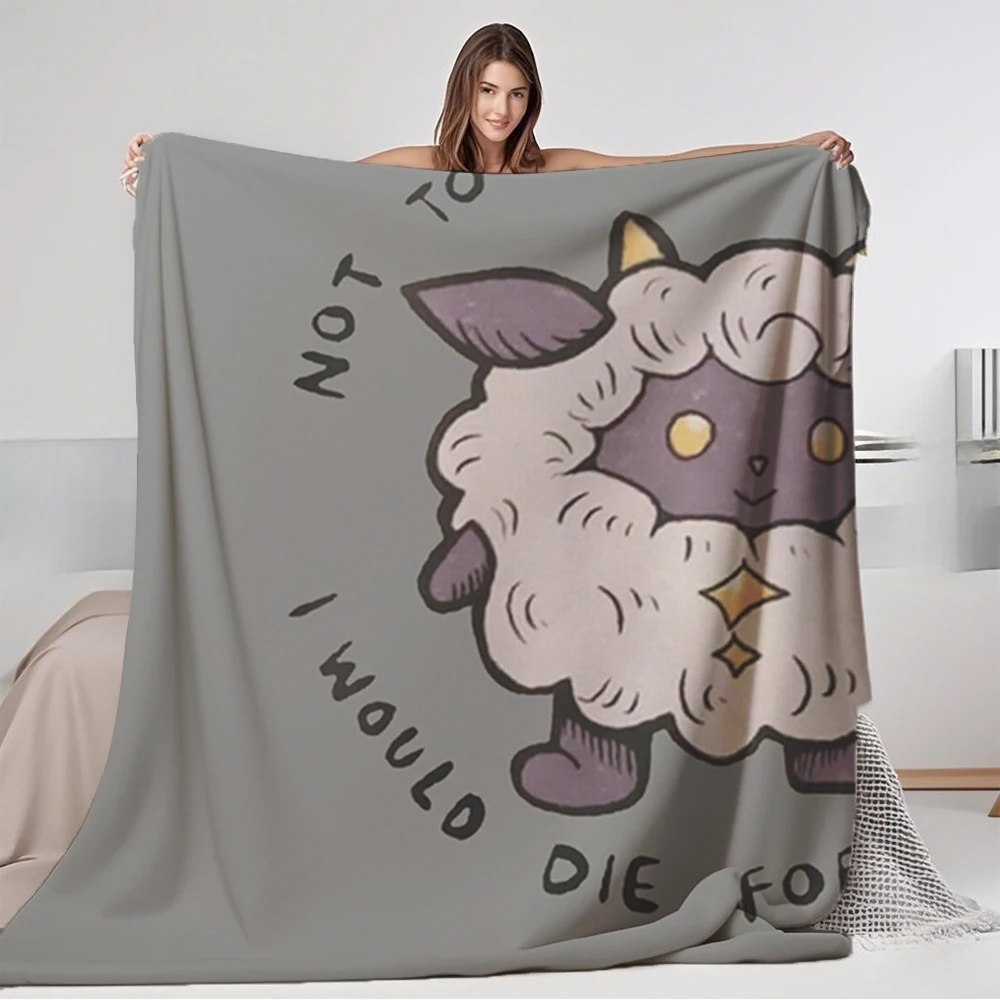 Home Essential Flannel Blanket Lamball Palworld Art Deco Double-sided Throw Coverlet Breathable Eco-friendly Blankets For Hotels
Home Essential Flannel Blanket Lamball Palworld Art Deco Double-sided Throw Coverlet Breathable Eco-friendly Blankets For Hotels