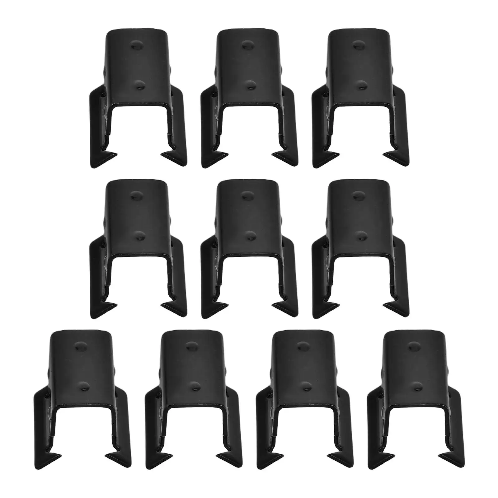 10 Pcs Deflector Clamp Automotive Wind Clips Rain Collecting Plate Black Metal Guard
10 Pcs Deflector Clamp Automotive Wind Clips Rain Collecting Plate Black Metal Guard
