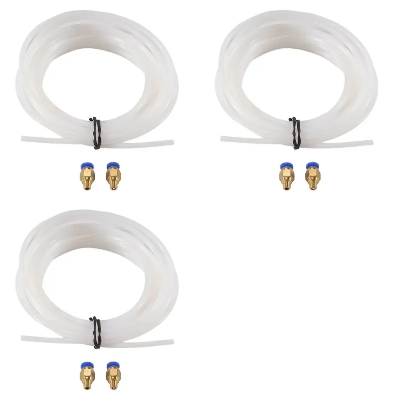 ABIJ-3Pcs 5 Meters PTFE PTFE Bowden Tube With 2PCS PC4-M6 Fitting For 1.75Mm Filament Creality 3D Printer Bowden Hotend
ABIJ-3Pcs 5 Meters PTFE PTFE Bowden Tube With 2PCS PC4-M6 Fitting For 1.75Mm Filament Creality 3D Printer Bowden Hotend