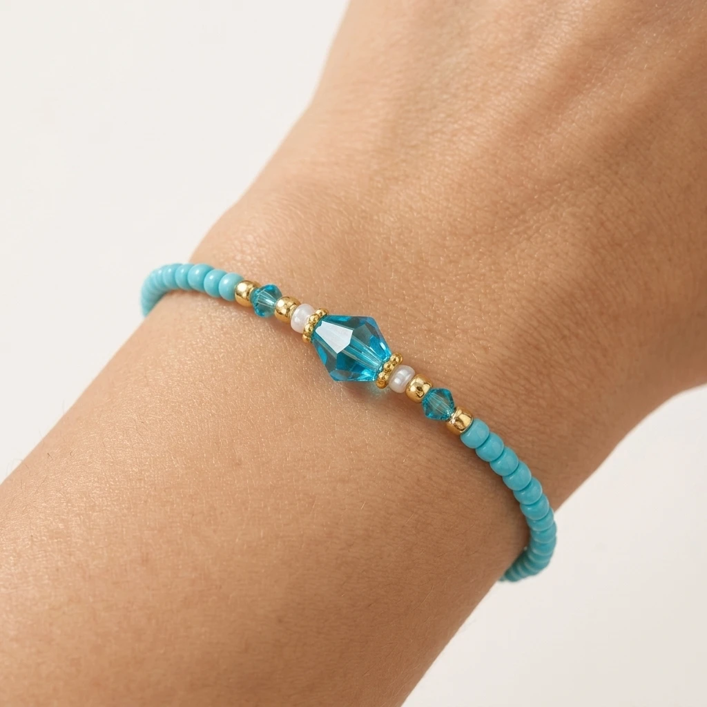 1PCS Handmade Bohemian Blue Glass Bead Elastic Rope Bracelet Unisex Daily Wear Jewelry Accessories
1PCS Handmade Bohemian Blue Glass Bead Elastic Rope Bracelet Unisex Daily Wear Jewelry Accessories