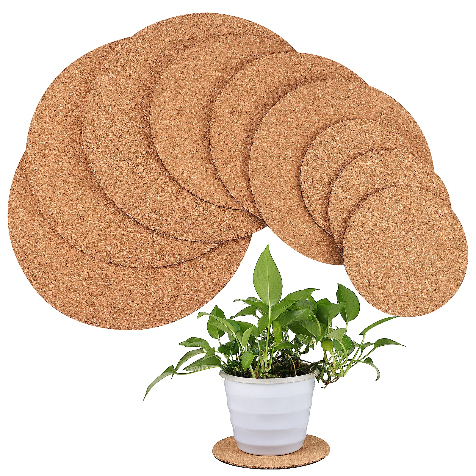 9 Pcs Flower Pot Cork Pad Hot Pads Coaster Board Circles Tray Plant Saucers Trays Planter Container Accessories Rounds
9 Pcs Flower Pot Cork Pad Hot Pads Coaster Board Circles Tray Plant Saucers Trays Planter Container Accessories Rounds
