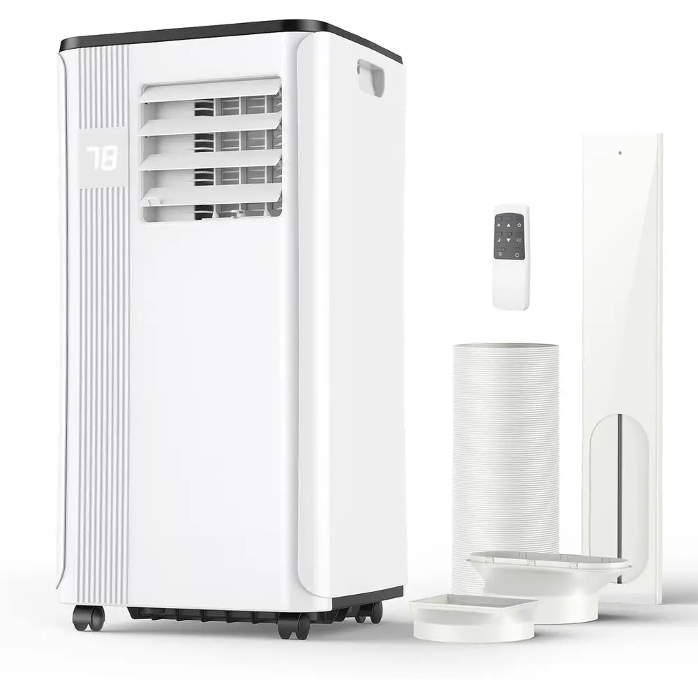 Portable Air Conditioners - 2026 Upgraded 10000 Portable AC or Room up to 450 Sq. t, 3 in 1 AC Unit with 24H Timer, Smart Sleep
Portable Air Conditioners - 2026 Upgraded 10000 Portable AC or Room up to 450 Sq. t, 3 in 1 AC Unit with 24H Timer, Smart Sleep