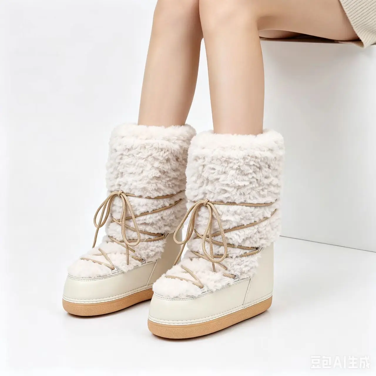 Fashion Winter Fluffy Women's Snow Boots Outdoor lambswool Cotton Boots Waterproof Middle Calf Platform Shoes Female Ski Boots
Fashion Winter Fluffy Women's Snow Boots Outdoor lambswool Cotton Boots Waterproof Middle Calf Platform Shoes Female Ski Boots