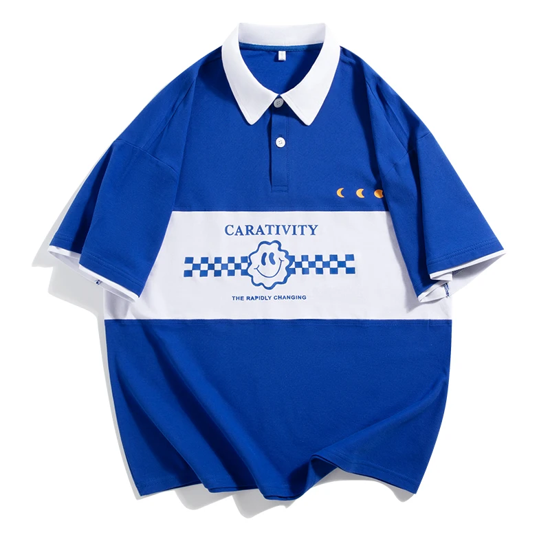 Men's Summer Short Sleeve Plaid Letter Geometric Printing Button Pullover Turn-down Collar T-shirt Casual Loose Vintage Tops
Men's Summer Short Sleeve Plaid Letter Geometric Printing Button Pullover Turn-down Collar T-shirt Casual Loose Vintage Tops