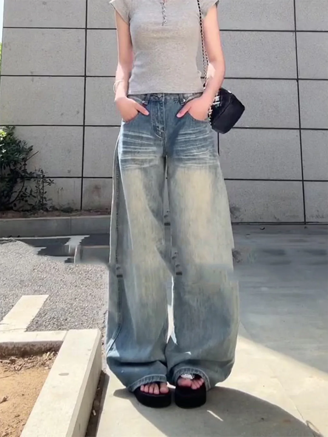 Slimming American Style Thin Denim Jeans High Waist Loose Wide Leg Pants for plus Size Women Summer Casual Vintage Knife
Slimming American Style Thin Denim Jeans High Waist Loose Wide Leg Pants for plus Size Women Summer Casual Vintage Knife