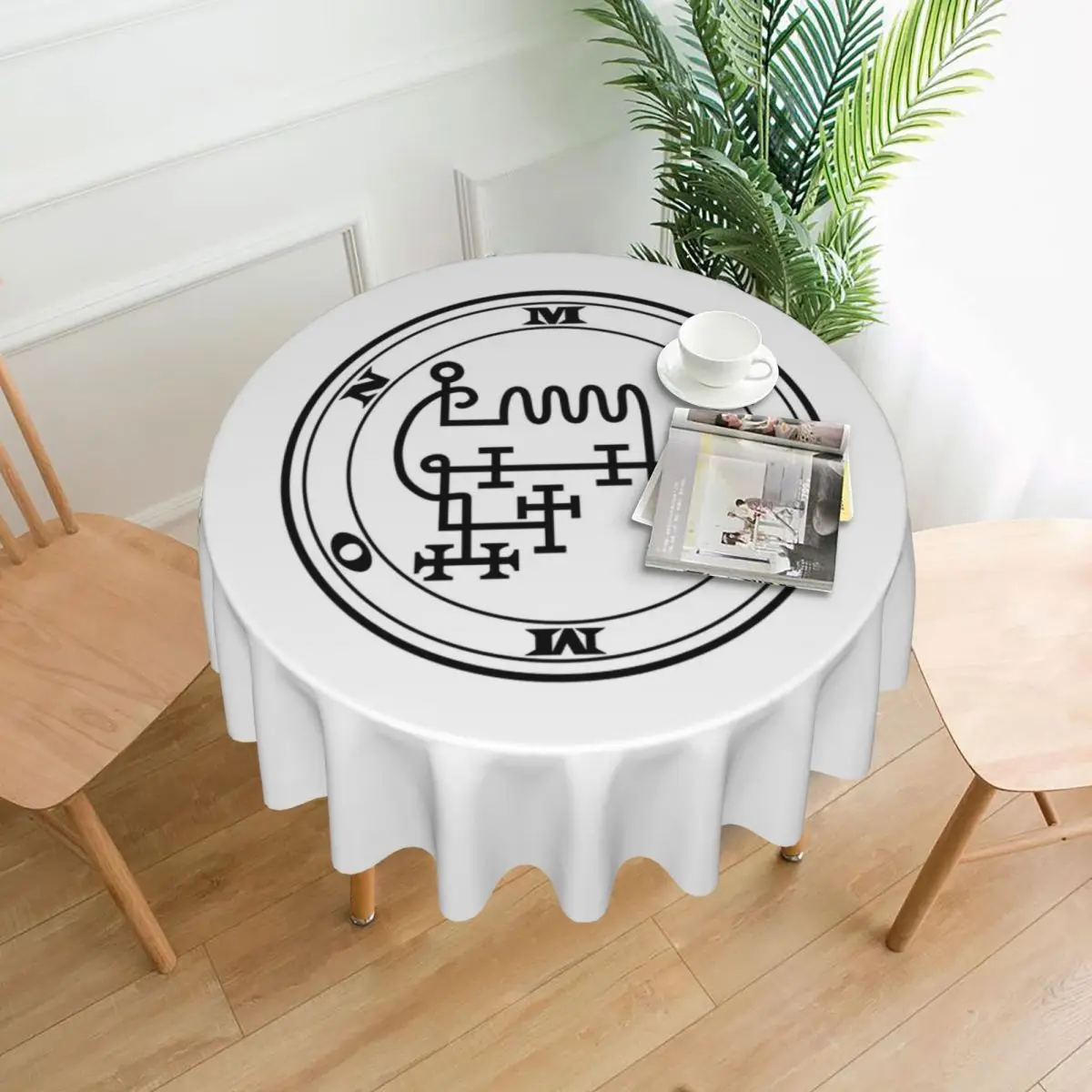 Mammon Demon Black Sigil Occult Magick Seal Waterproof Round Tablecloth Oilproof Table Cloth for Kitchen Dining Table Cover
Mammon Demon Black Sigil Occult Magick Seal Waterproof Round Tablecloth Oilproof Table Cloth for Kitchen Dining Table Cover