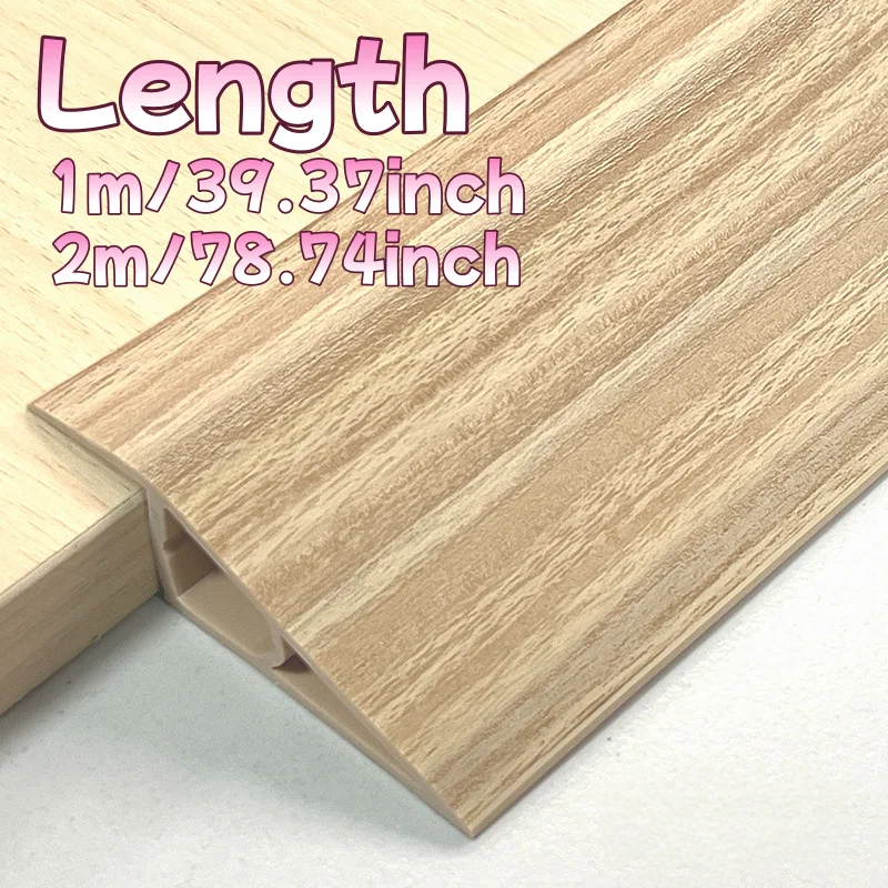 1PC 1m Wood Floor Transition Strip Edge Closing Strip Floor Seam Wear-Resistant Soft Plastic Flat Buckle
1PC 1m Wood Floor Transition Strip Edge Closing Strip Floor Seam Wear-Resistant Soft Plastic Flat Buckle