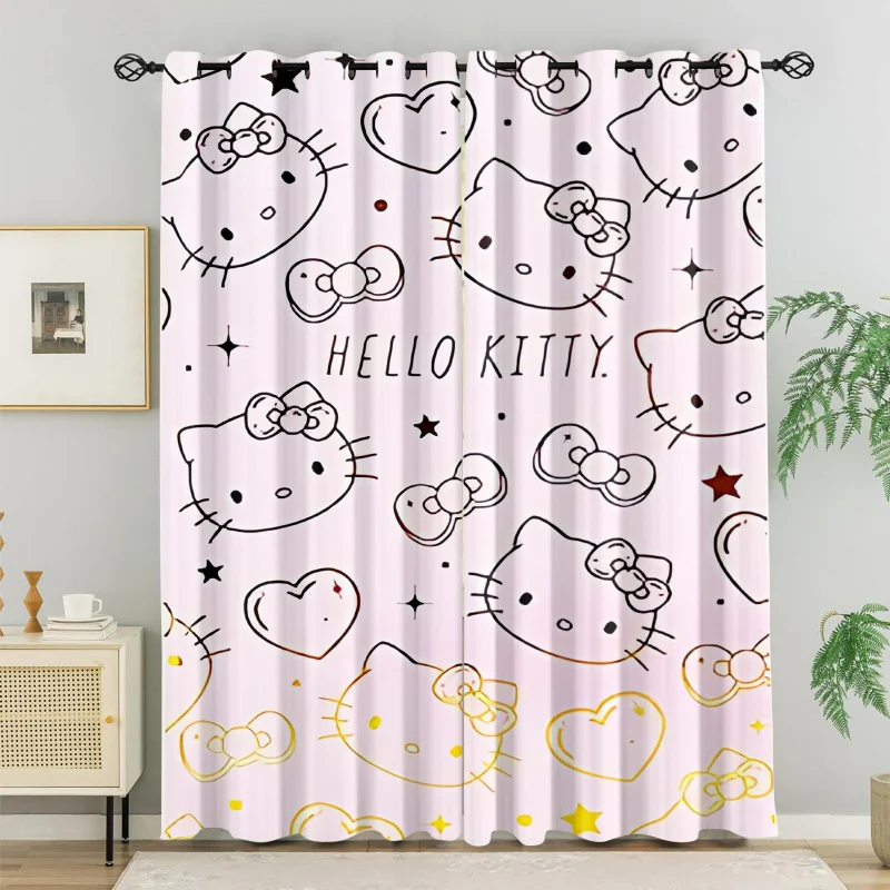 2Pcs Sanrio Characters Printed Curtains, 80%-90% Light Blocking Darkening Curtains, Decorative Drapes for Girls Bedroom
2Pcs Sanrio Characters Printed Curtains, 80%-90% Light Blocking Darkening Curtains, Decorative Drapes for Girls Bedroom