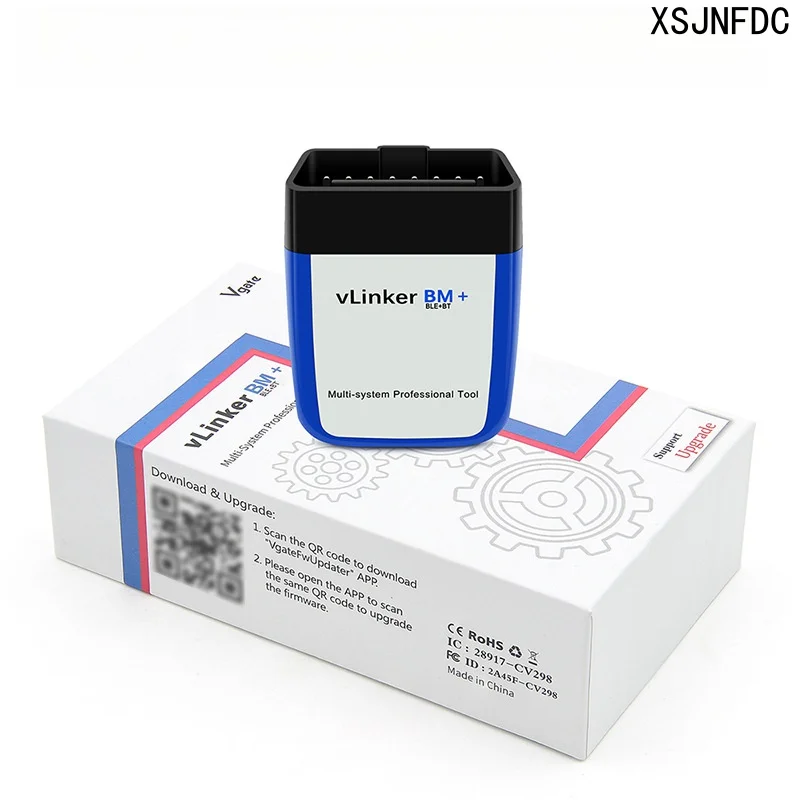 Vgate Vlink BM OBD2 V2.2 Bluetooth 4,0 автомобильный диагностический инструмент для кода Bimmer
Vgate Vlink BM OBD2 V2.2 Bluetooth 4,0 автомобильный диагностический инструмент для кода Bimmer