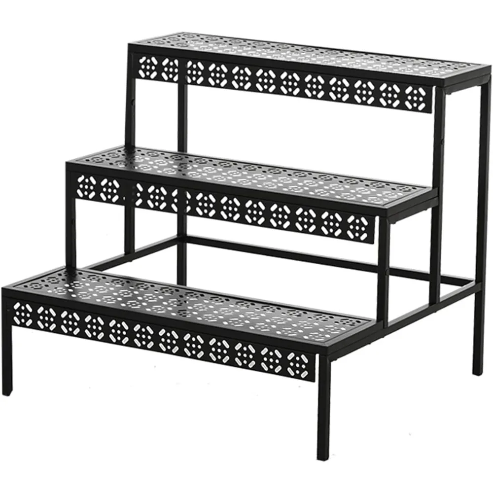 3 Tier Metal Plant Stand,Rectangle or Round Decorative Flower Step,Garden Shelf Flower Pot Holder Storage Organizer Rack for
3 Tier Metal Plant Stand,Rectangle or Round Decorative Flower Step,Garden Shelf Flower Pot Holder Storage Organizer Rack for