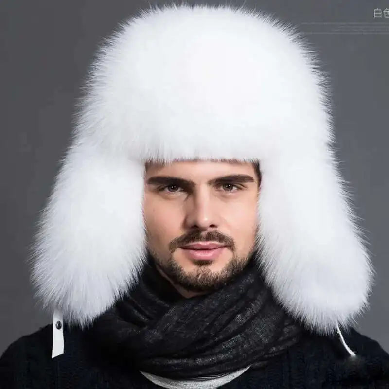 Real Raccoon Fur Hat Man Winter Warm Bomber Hat Real Leather Ear Warmer Caps Russian Thicken Ski Hats Fashion Natural Fur Caps
Real Raccoon Fur Hat Man Winter Warm Bomber Hat Real Leather Ear Warmer Caps Russian Thicken Ski Hats Fashion Natural Fur Caps