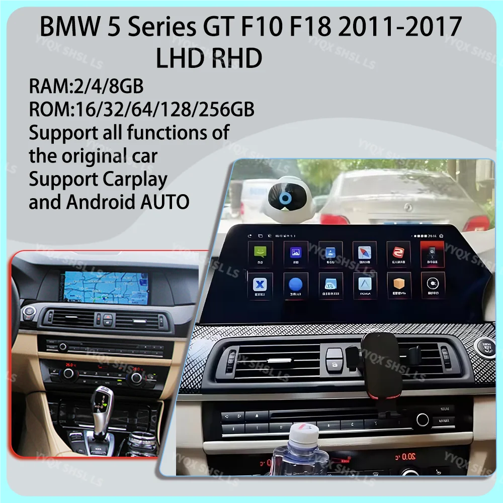 12.3inch RHD Car Blade Screen For BMW 5 Series GT F10 F18 2011- 2017 Android Radio Auto GPS CarPlay Navigation Stereo Head Unit
12.3inch RHD Car Blade Screen For BMW 5 Series GT F10 F18 2011- 2017 Android Radio Auto GPS CarPlay Navigation Stereo Head Unit