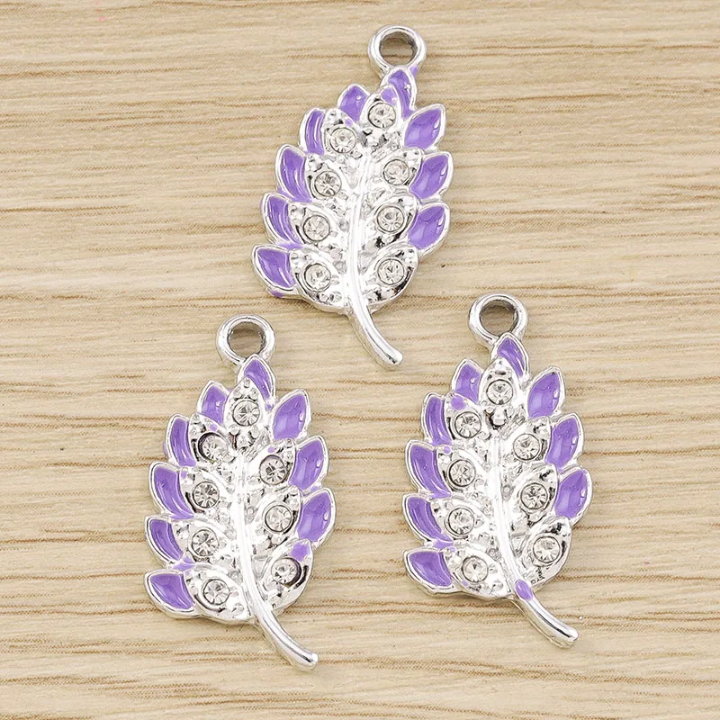Tusember 10pcs Exquisite Colorful Crystal Leaf Feather Pendant Charms for Fashion Drop Earrings Necklaces DIY Jewelry Making
Tusember 10pcs Exquisite Colorful Crystal Leaf Feather Pendant Charms for Fashion Drop Earrings Necklaces DIY Jewelry Making