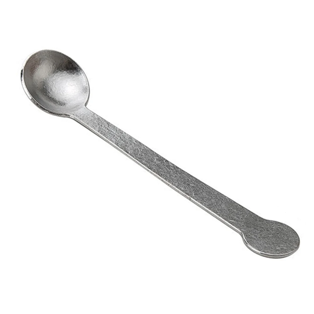 Compact Kitchenware Camping Tableware Integrated Molding Rounded Spoon Head Comfortable Handle Easy To Clean Titanium Spoon