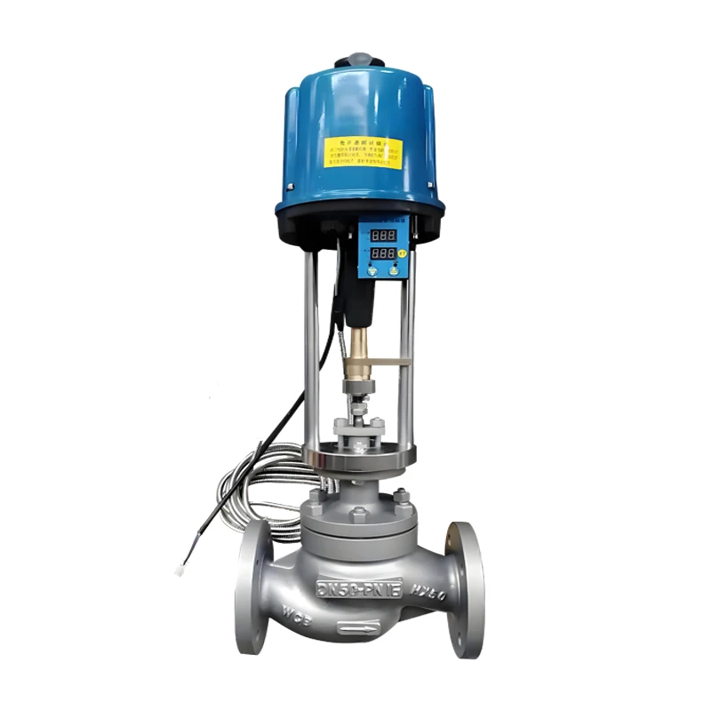 Electric temperature control valve Steam temperature control valve Hot oil and hot water heating and reducing constan
Electric temperature control valve Steam temperature control valve Hot oil and hot water heating and reducing constan