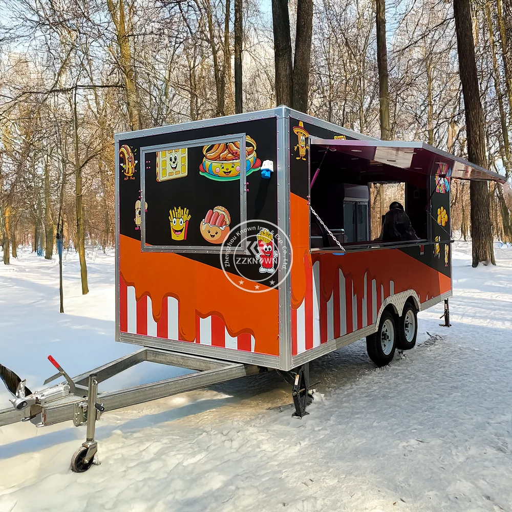 NEW Customizable Mobile Food Trailer Fully Equipped Commercial Catering Food Cart With Full Kitchen Gear
NEW Customizable Mobile Food Trailer Fully Equipped Commercial Catering Food Cart With Full Kitchen Gear
