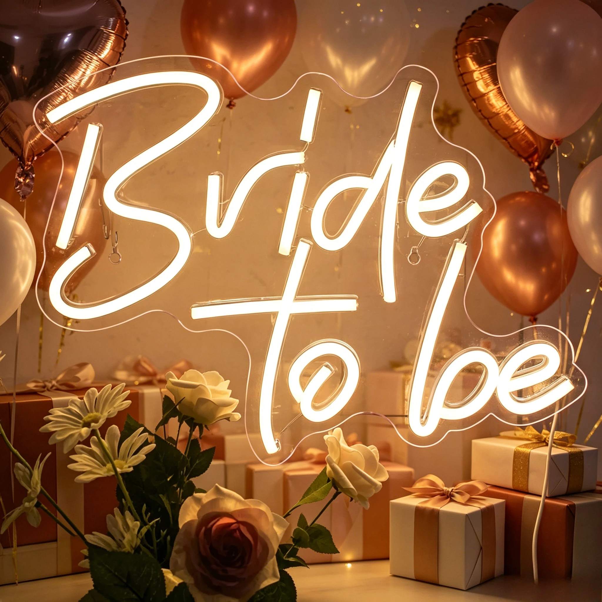 Bride To Be Neon Sign Dimmable LED Lights For Wedding Bachelorette Engagement Bridal Shower Party Wall Decoration Holiday Gifts
Bride To Be Neon Sign Dimmable LED Lights For Wedding Bachelorette Engagement Bridal Shower Party Wall Decoration Holiday Gifts