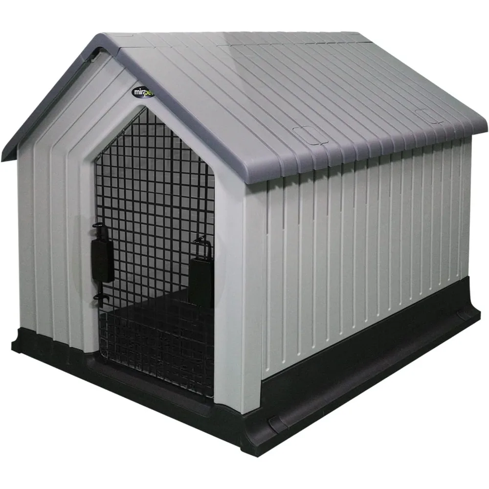 Durable Waterproof Plastic Dog House for Small to Large Sized Dogs, Indoor Outdoor Use Doghouse - Comfortable Retreat for Your P
Durable Waterproof Plastic Dog House for Small to Large Sized Dogs, Indoor Outdoor Use Doghouse - Comfortable Retreat for Your P