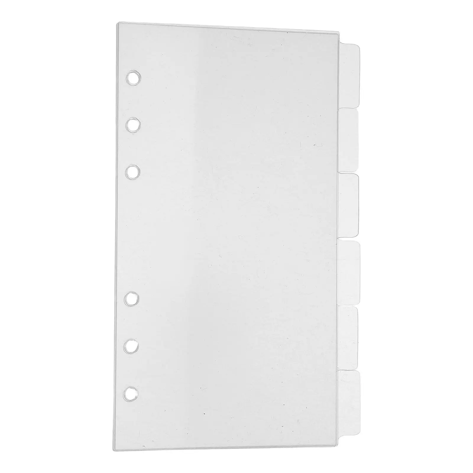 6Pcs Acrylic Index Dividers Clear Transparent Reusable Tabbed Separator Sheets for A6 6 Ring Binder Planner Organizer Inserts
6Pcs Acrylic Index Dividers Clear Transparent Reusable Tabbed Separator Sheets for A6 6 Ring Binder Planner Organizer Inserts