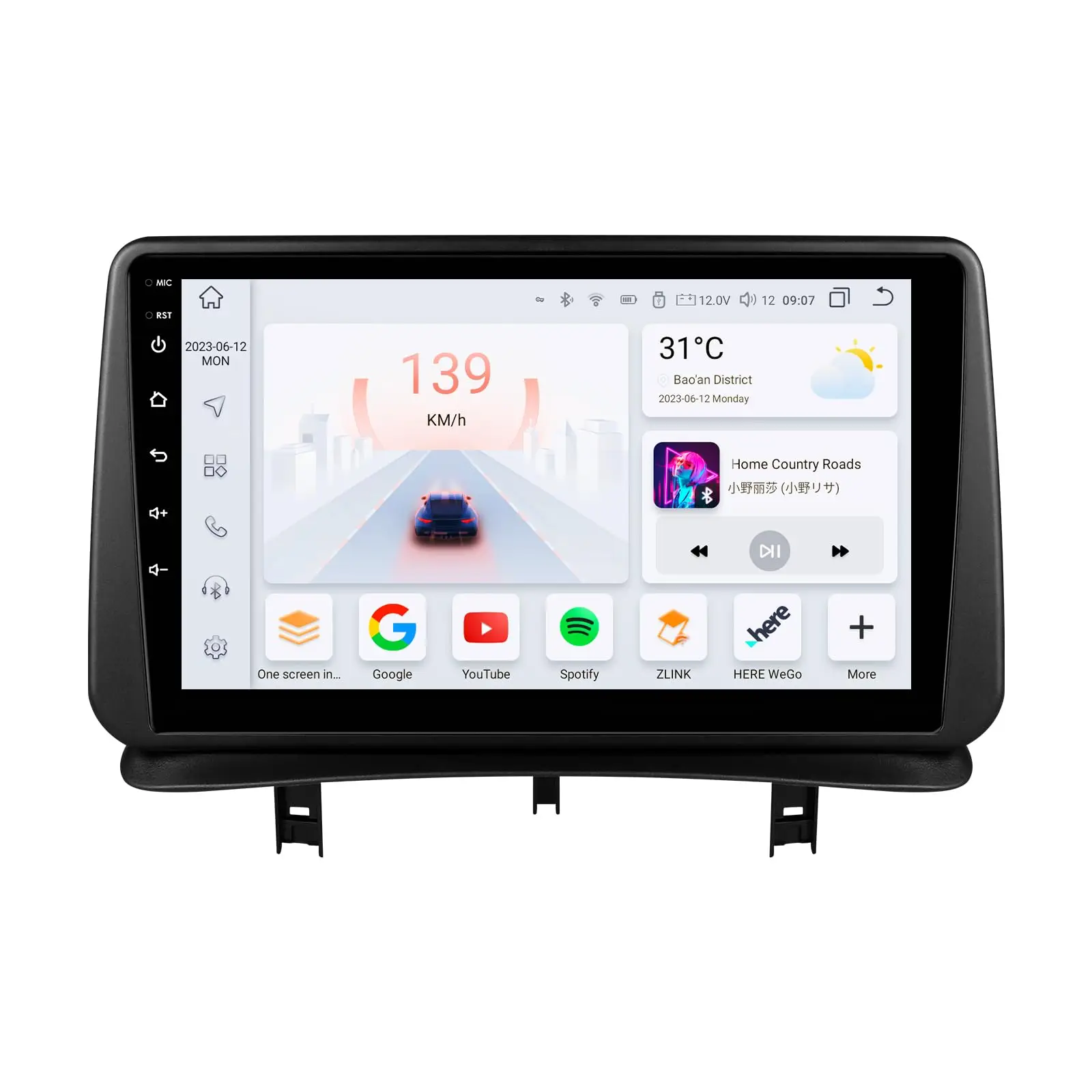 9’’ Android car radio for Renault Clio 3 2005-2014 Carplay Android Auto, GPS Navigation, FM radio, SWC, Bluetooth, 4GWIFI,128G
9’’ Android car radio for Renault Clio 3 2005-2014 Carplay Android Auto, GPS Navigation, FM radio, SWC, Bluetooth, 4GWIFI,128G
