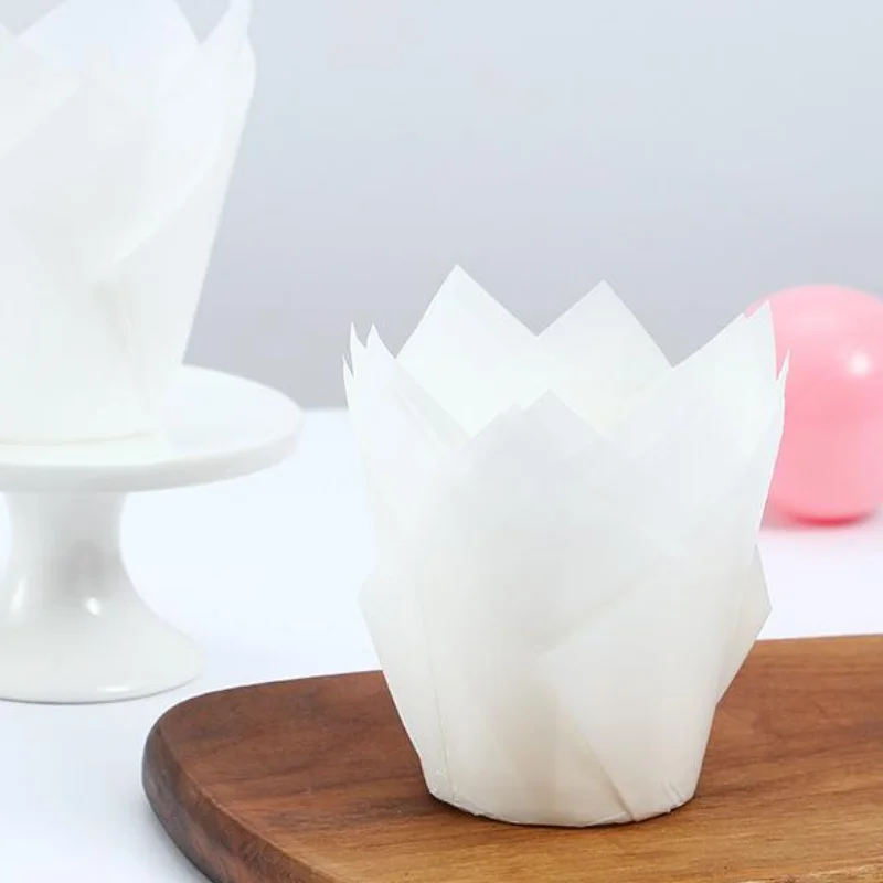 50 & 100Pcs Premium Tulip Baking Cups, Swirl Polka Dot Solid Color Muffin Liners, Greaseproof Paper Cup for Oven Baking
50 & 100Pcs Premium Tulip Baking Cups, Swirl Polka Dot Solid Color Muffin Liners, Greaseproof Paper Cup for Oven Baking