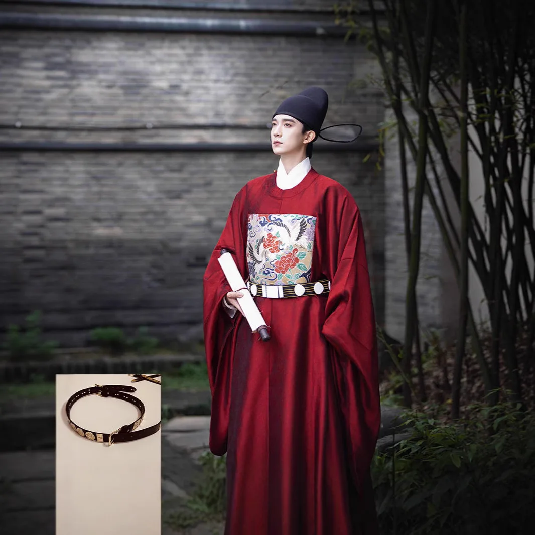 Men's Hanfu long gown,Tang Dynasty, adult Jianghu young master attire, first-grade civil official's uniform,with crane and cloud
Men's Hanfu long gown,Tang Dynasty, adult Jianghu young master attire, first-grade civil official's uniform,with crane and cloud