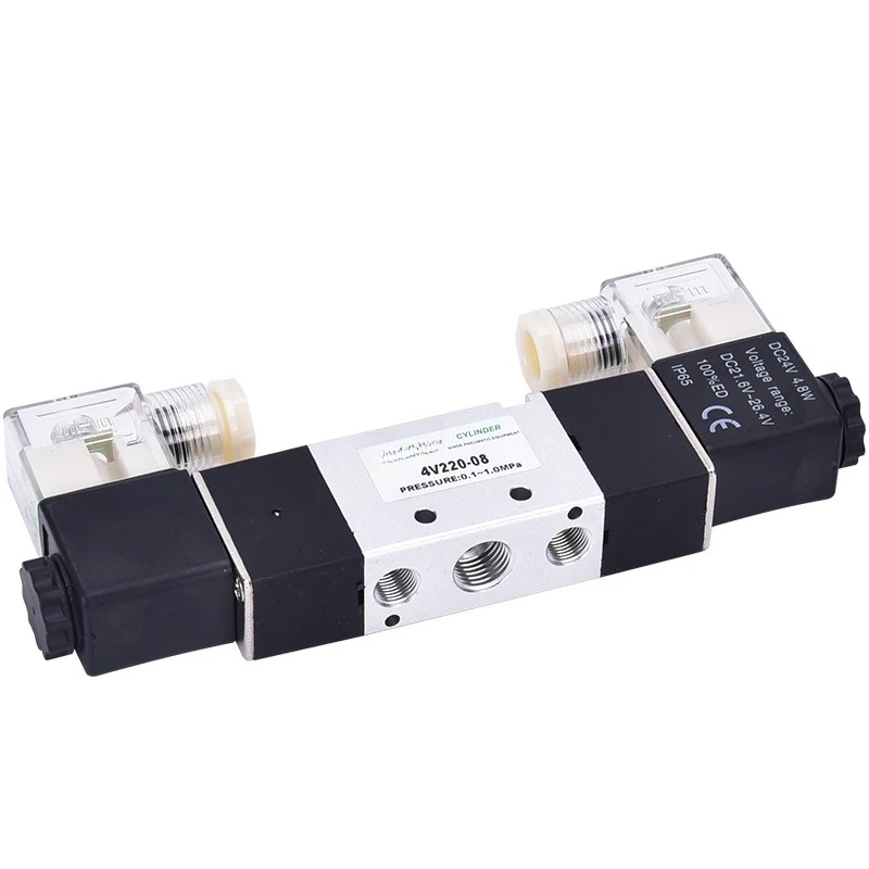 AirTac тип 4V220-08 двухпозиционный пятиходовой электромагнитный клапан реверсивный клапан с двойной катушкой DC24V регулирующий клапан DC220V
AirTac тип 4V220-08 двухпозиционный пятиходовой электромагнитный клапан реверсивный клапан с двойной катушкой DC24V регулирующий клапан DC220V