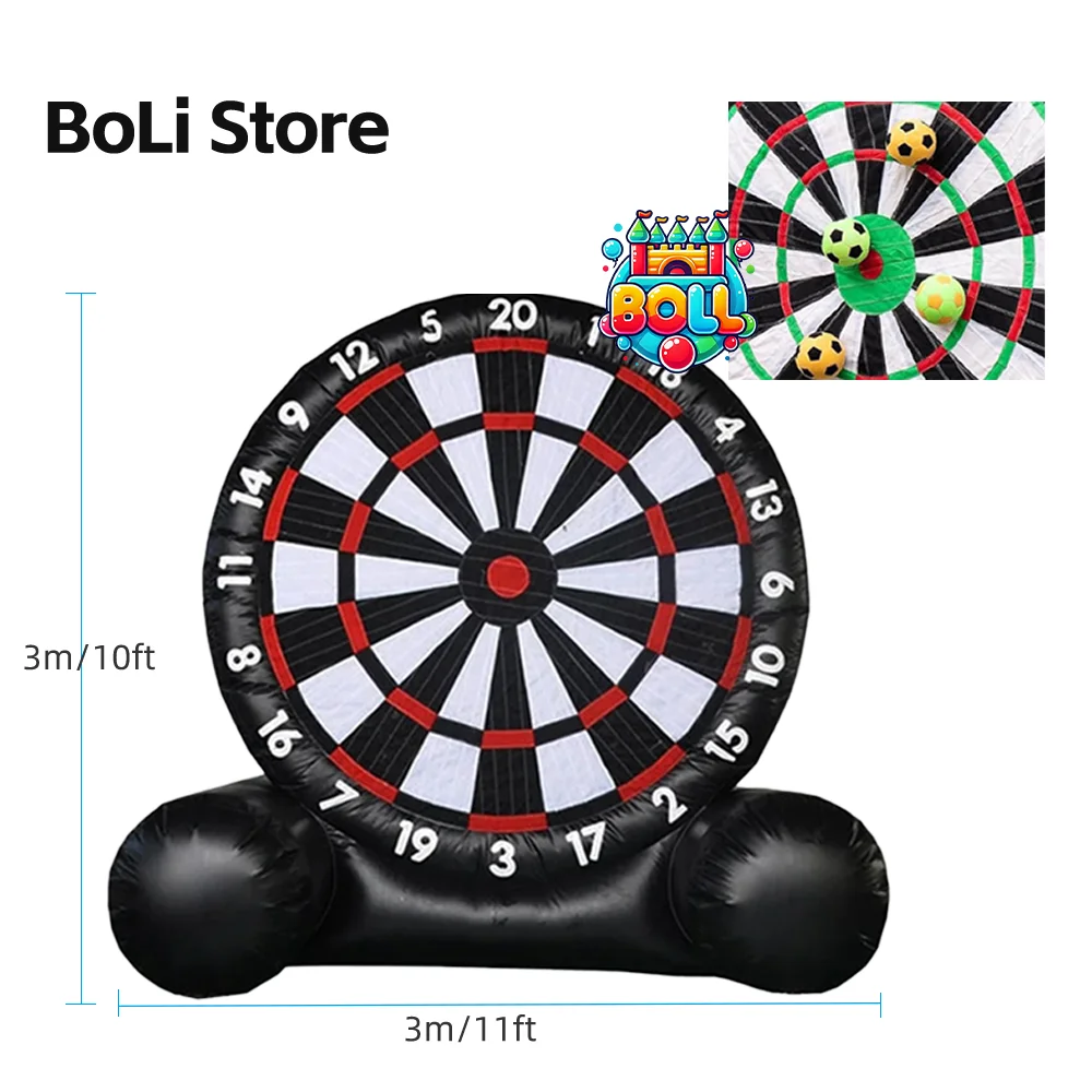 3*2.6*3 Inflatable Dart Target 40 KG inflatable Toys PVC Material Large inflatable toys Commercial toys for kids outdoor party
3*2.6*3 Inflatable Dart Target 40 KG inflatable Toys PVC Material Large inflatable toys Commercial toys for kids outdoor party