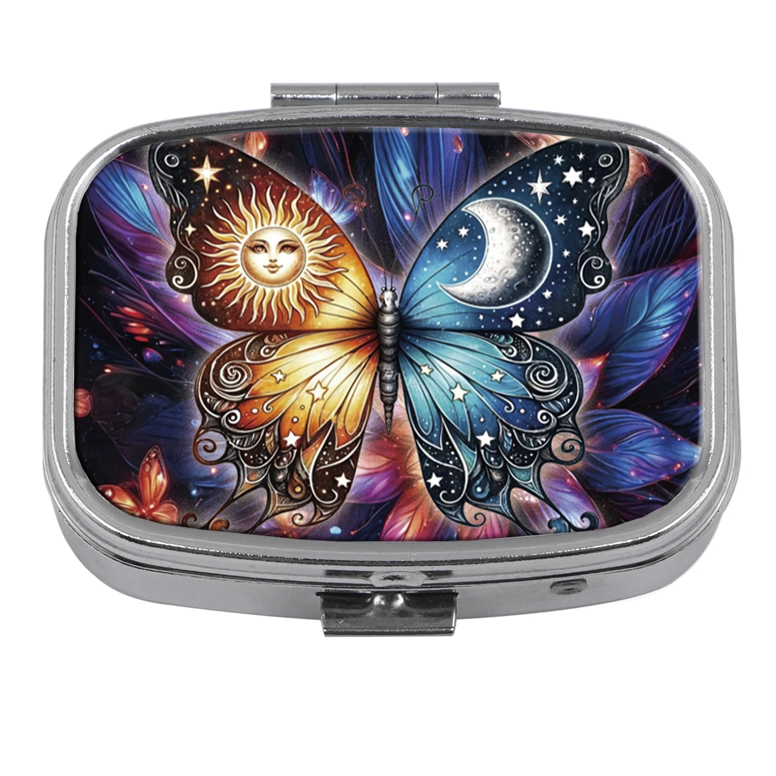 Retro Sun and Moon Pill Boxes Butterfly Sealed Subpackage Case Portable Medicine Box Mini Organizer Storage Pills Container Case
Retro Sun and Moon Pill Boxes Butterfly Sealed Subpackage Case Portable Medicine Box Mini Organizer Storage Pills Container Case