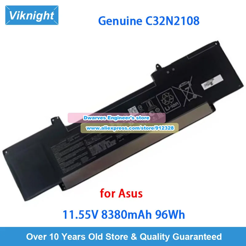 Оригинальный аккумулятор C32N2108 11,55 В 8380 мАч 96 Втч для ZenBook Pro 16X OLED UX7602 UX7602VI UX7602ZM UX7602ZM-XB96T UX7602VI-MY027
Оригинальный аккумулятор C32N2108 11,55 В 8380 мАч 96 Втч для ZenBook Pro 16X OLED UX7602 UX7602VI UX7602ZM UX7602ZM-XB96T UX7602VI-MY027
