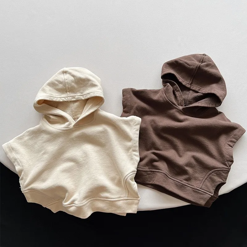 Autumn New Children Sleeveless Vest Baby Boys Girls Solid Casual Hooded Sweatshirt Kids Toddler Fashion Cotton Pullover Tops
Autumn New Children Sleeveless Vest Baby Boys Girls Solid Casual Hooded Sweatshirt Kids Toddler Fashion Cotton Pullover Tops