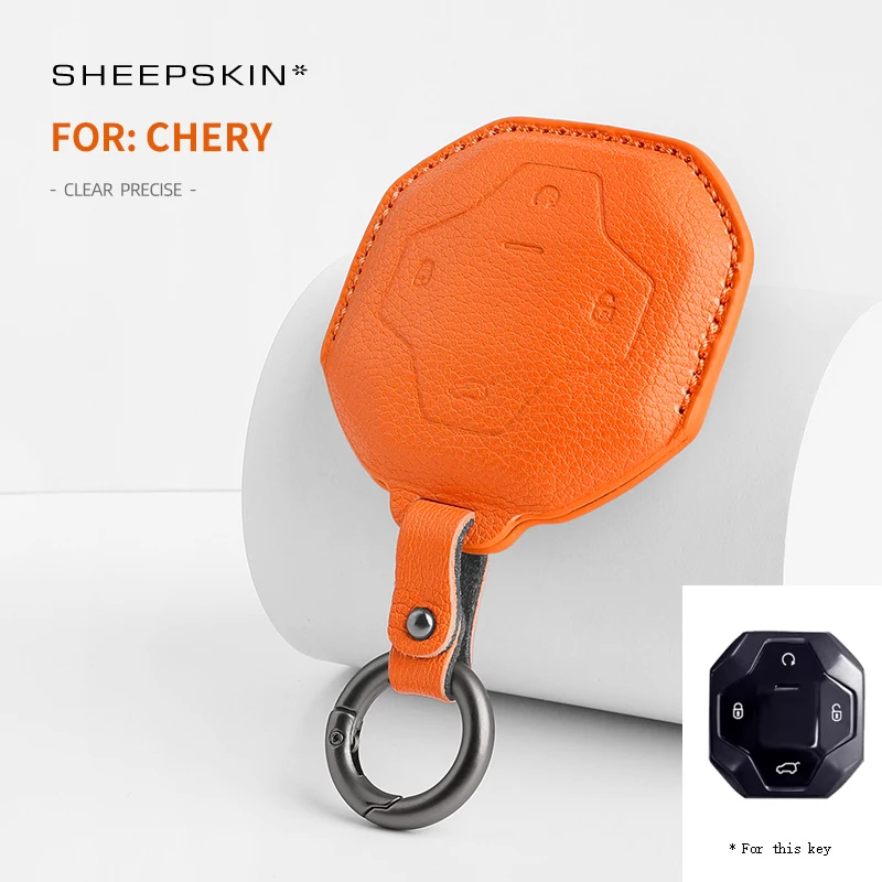 For Chery Jetour traveler Car Key Case Sheepskin Keychain holder Smart Remote Leather Cover Shell Protector Accessories 2023
For Chery Jetour traveler Car Key Case Sheepskin Keychain holder Smart Remote Leather Cover Shell Protector Accessories 2023
