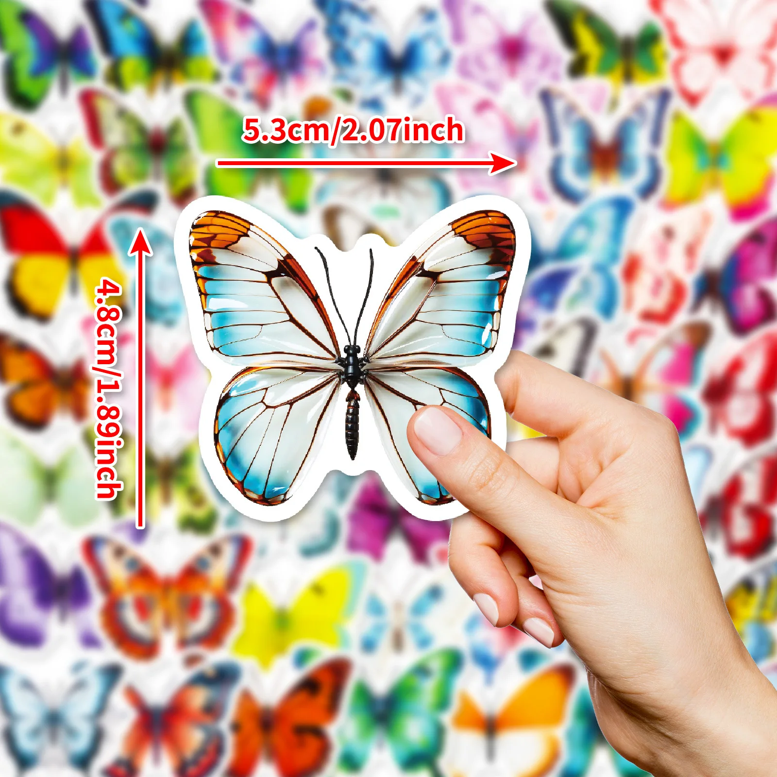 10/50PCS Color Butterfly Stickers Beautiful Insects Cartoon Decals Animal Graffiti Kids Toys Laptop Guitar Car Bike Skateboard
10/50PCS Color Butterfly Stickers Beautiful Insects Cartoon Decals Animal Graffiti Kids Toys Laptop Guitar Car Bike Skateboard