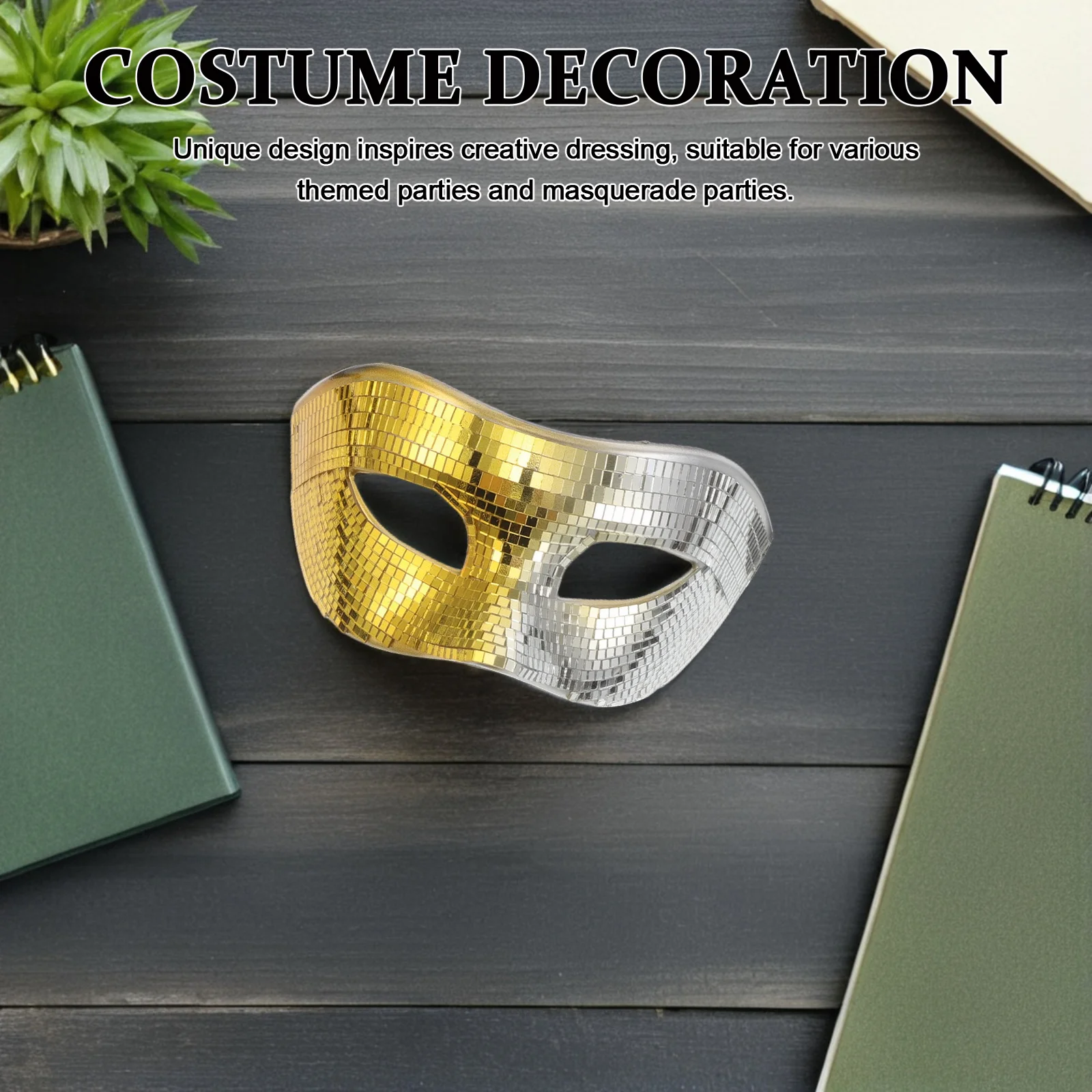 Glitter Face Mask Disco Mirror Design Masquerade Half Face Cover for Halloween Party Prom Club Event Women Men Fancy Dance
Glitter Face Mask Disco Mirror Design Masquerade Half Face Cover for Halloween Party Prom Club Event Women Men Fancy Dance