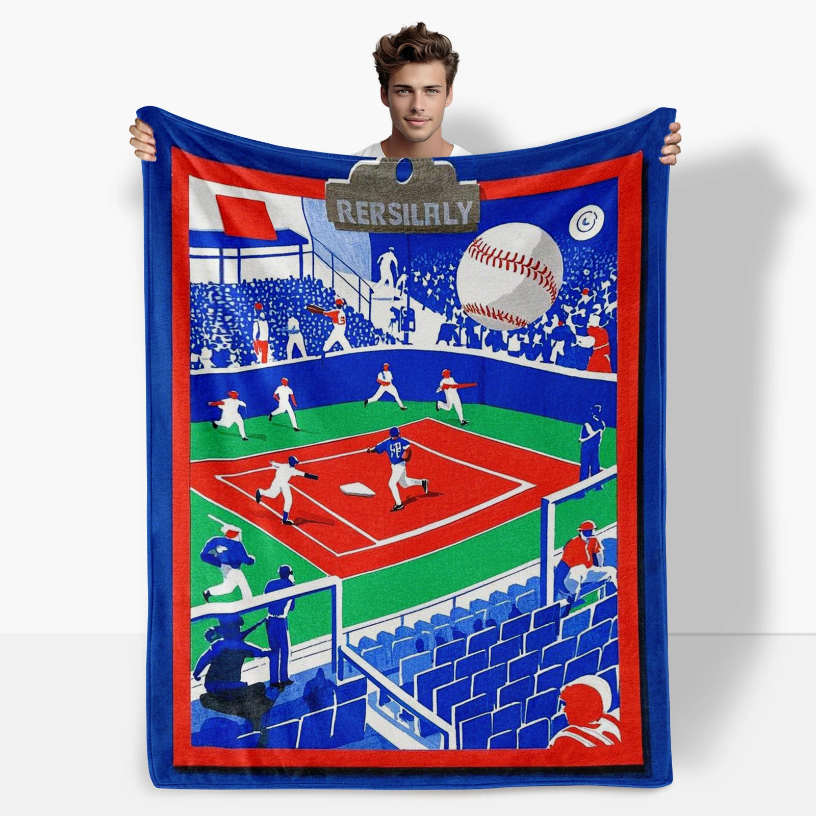 Featuring Retro Art Of Baseball Matches With Energetic Crowds This Blanket Is A Perfect Gift For Family
Featuring Retro Art Of Baseball Matches With Energetic Crowds This Blanket Is A Perfect Gift For Family