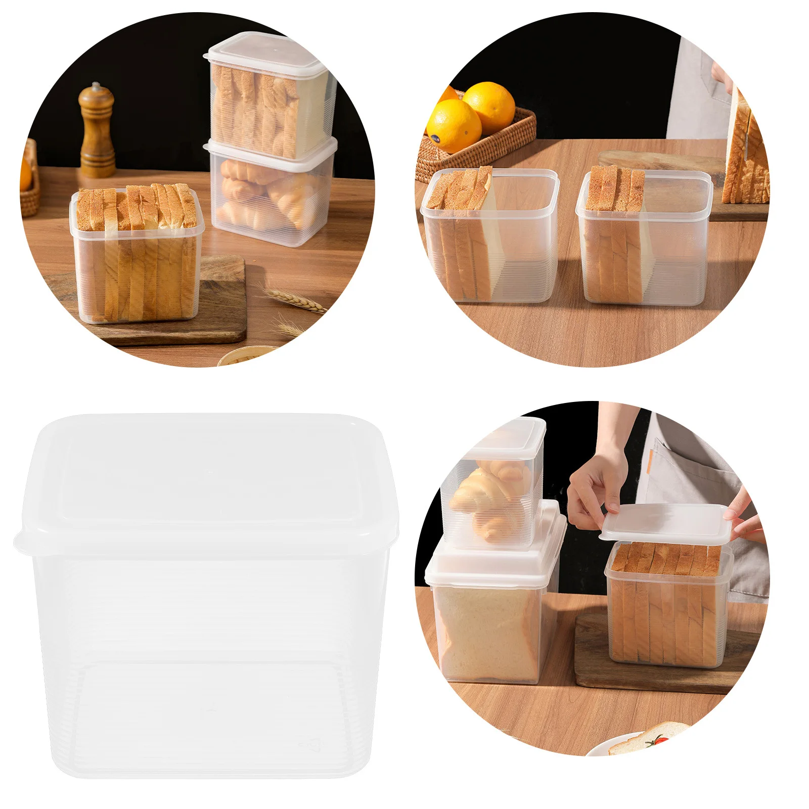 2pcs Bread Storage Containers Outdoor Leak-Proof Food Boxes Snack Fruit Storage Case Sealing Container For Camping Picnic Travel
2pcs Bread Storage Containers Outdoor Leak-Proof Food Boxes Snack Fruit Storage Case Sealing Container For Camping Picnic Travel