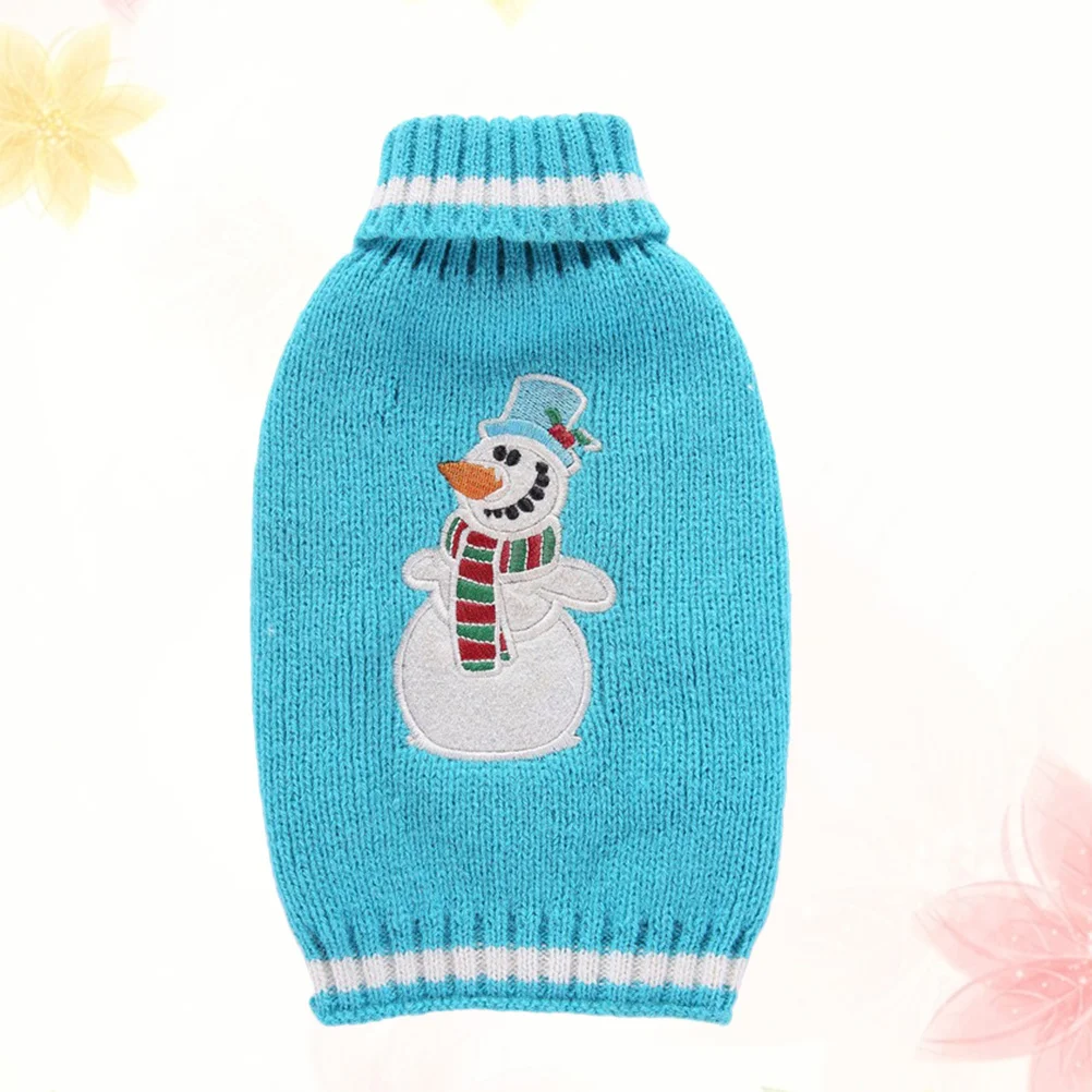 1pc Christmas Snowman Dog Sweater Blue Winter Pet Clothes For Durable Outdoor Walking Jogging Party Photo Use Small Size
1pc Christmas Snowman Dog Sweater Blue Winter Pet Clothes For Durable Outdoor Walking Jogging Party Photo Use Small Size
