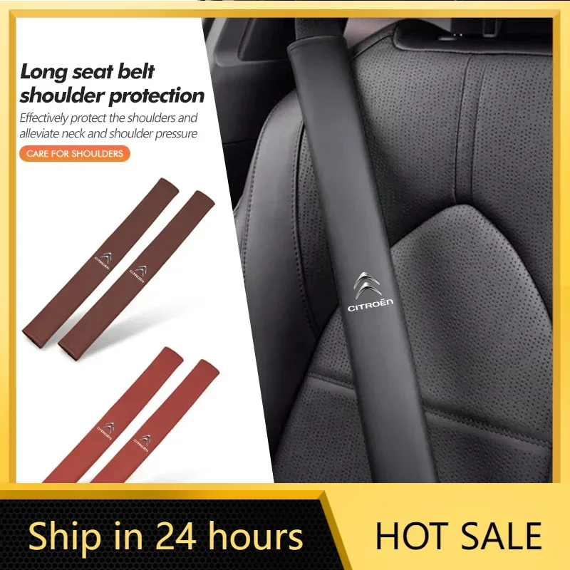 Car Sticker Car Seat Safety Belt Cover Soft PU Protector Shoulder Strap Pad For Citroen C4 C3 C5 C1 C2 C6 C4L DS3 DS4 Berlingo P
Car Sticker Car Seat Safety Belt Cover Soft PU Protector Shoulder Strap Pad For Citroen C4 C3 C5 C1 C2 C6 C4L DS3 DS4 Berlingo P