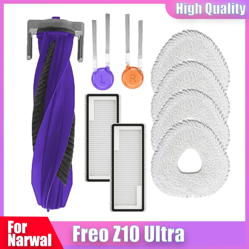 For Narwal Freo Z10 Ultra Robot Vacuum Cleaner Main Brush Side Brush Dust Bag HEPA Filter Mop Cloth Accessories
For Narwal Freo Z10 Ultra Robot Vacuum Cleaner Main Brush Side Brush Dust Bag HEPA Filter Mop Cloth Accessories