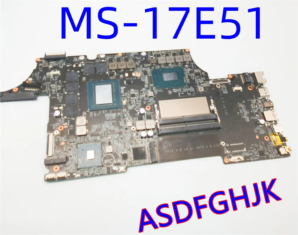 MS-17E51 FOR MSI GP75 GL75 LAPTOP MOTHERBOARD WITH I7-9750H AND RTX2060M Tested Fast Shipping
MS-17E51 FOR MSI GP75 GL75 LAPTOP MOTHERBOARD WITH I7-9750H AND RTX2060M Tested Fast Shipping