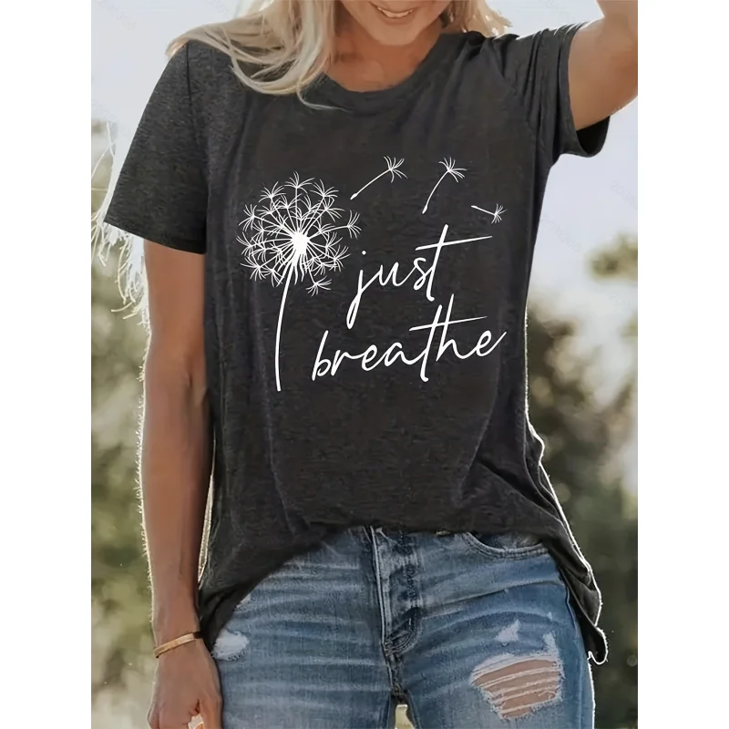 Fashionable Womens Graphic Print-Shirt - Casual Short Sleeve Crew Neck Top - Lightweight & Breathable
Fashionable Womens Graphic Print-Shirt - Casual Short Sleeve Crew Neck Top - Lightweight & Breathable