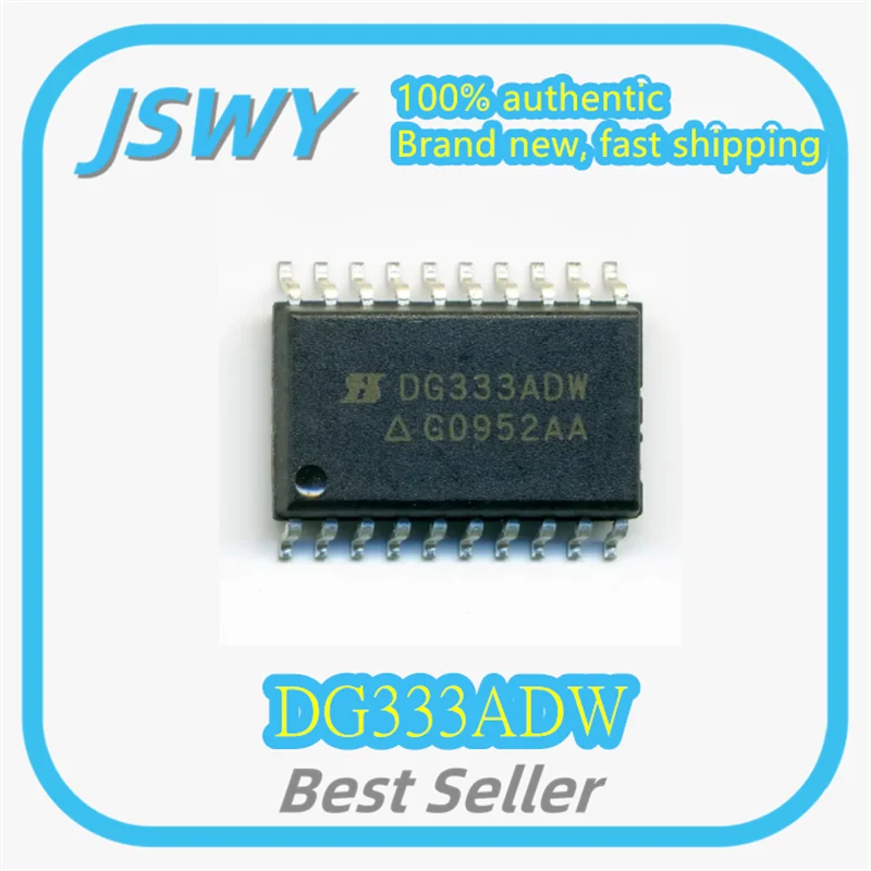 (5/50 pcs) DG333ADW DG333 SOP20 Integrated Circuit IC Chip Precision Quad-Axis Analog Switch Chip Large Stock Electronics
(5/50 pcs) DG333ADW DG333 SOP20 Integrated Circuit IC Chip Precision Quad-Axis Analog Switch Chip Large Stock Electronics