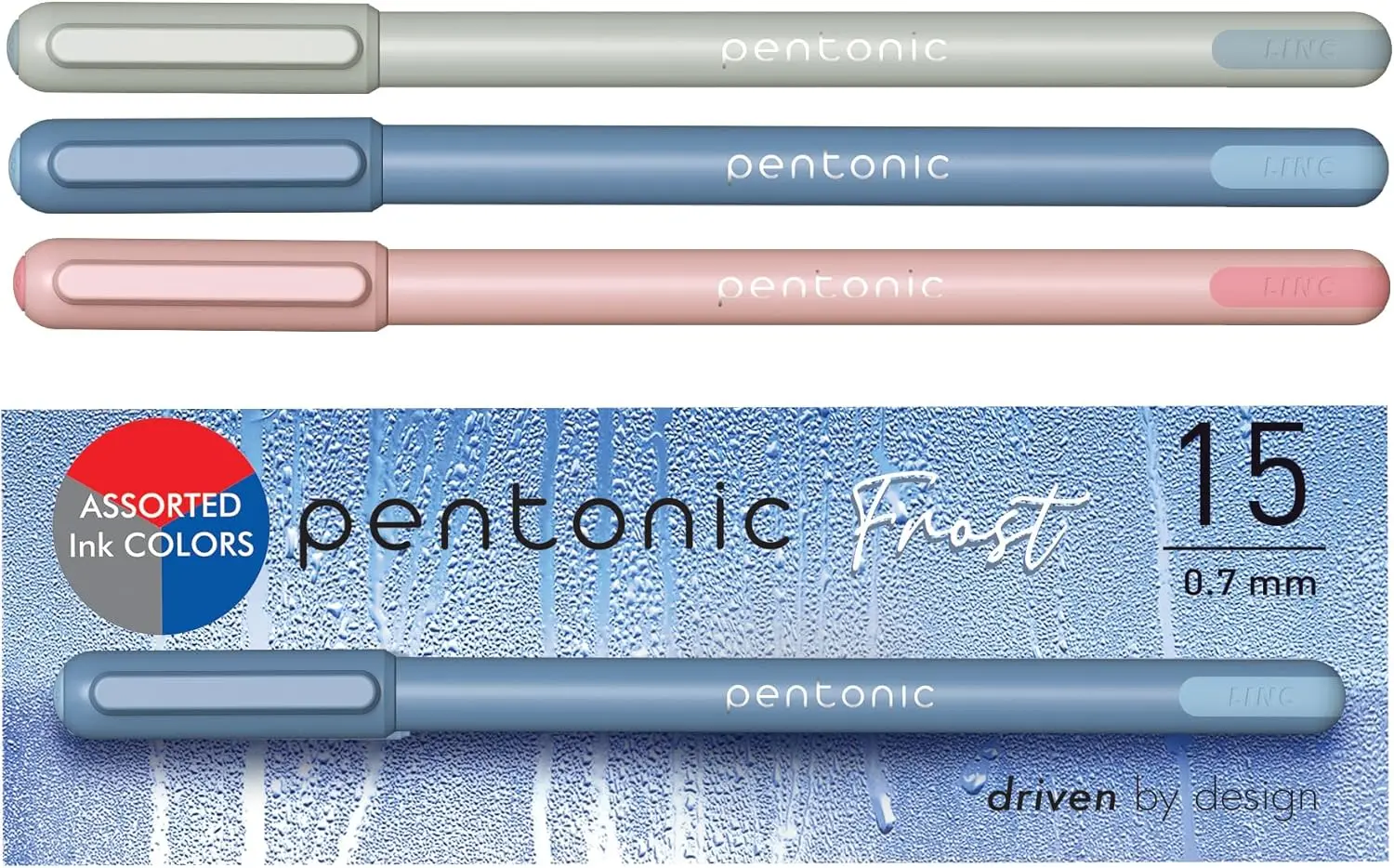 15 Fine Point Ballpoint Pens, Assorted Colors, Smooth Writing for Notes
15 Fine Point Ballpoint Pens, Assorted Colors, Smooth Writing for Notes