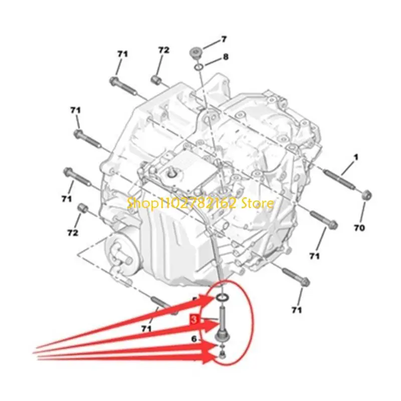 547B Transmission Oil Drain Bolt For 5008 Efficient Maintenance Of 6 Speed Gearboxes
547B Transmission Oil Drain Bolt For 5008 Efficient Maintenance Of 6 Speed Gearboxes